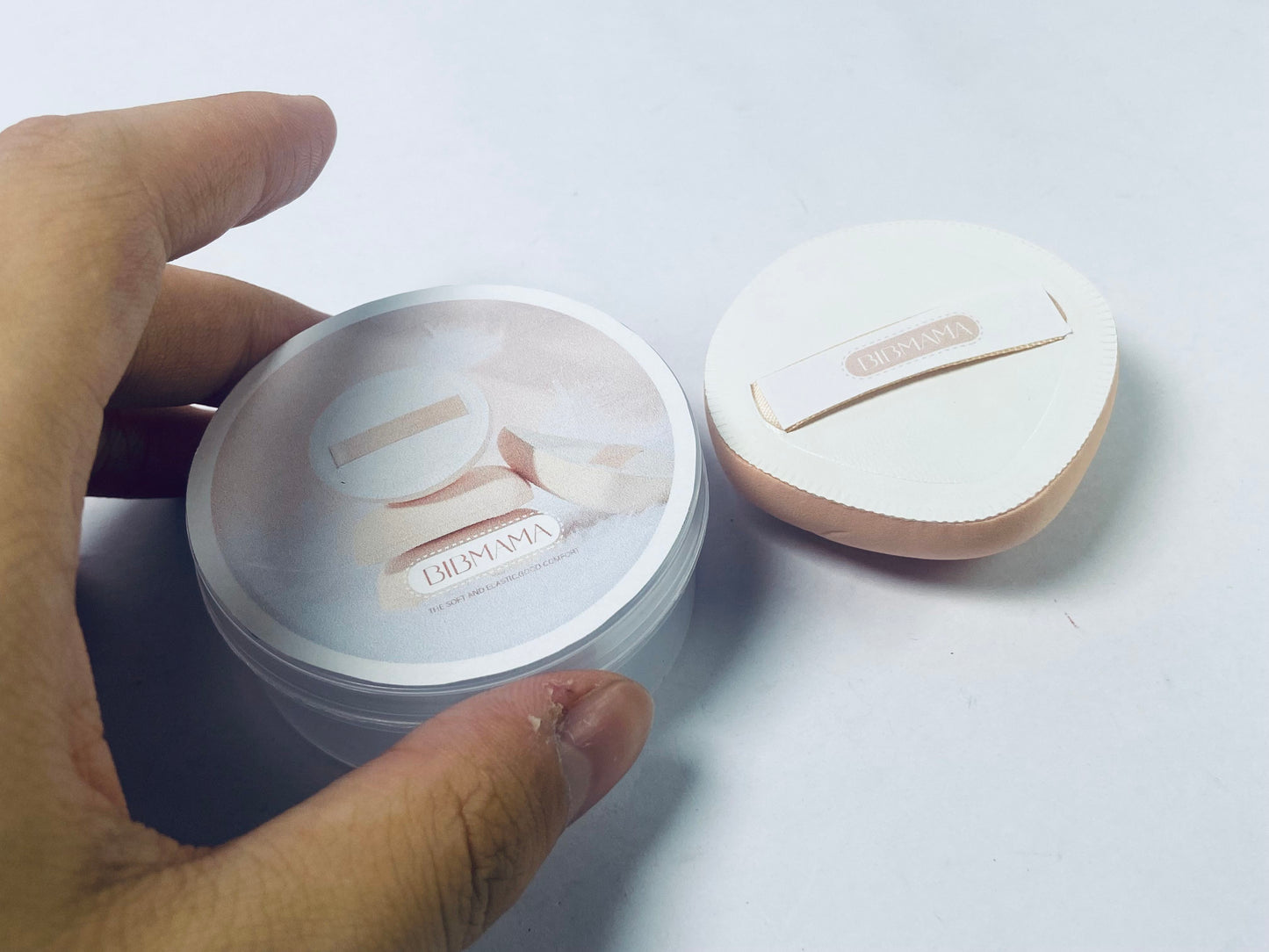 BIBMAMA Soft Makeup Sponges Teardrop Setting Powder Puff Face Makeup Cushion Puff Beauty Blender Sponge for Foundation Concealer Liquid Cream and Powder, Beginner Friendly