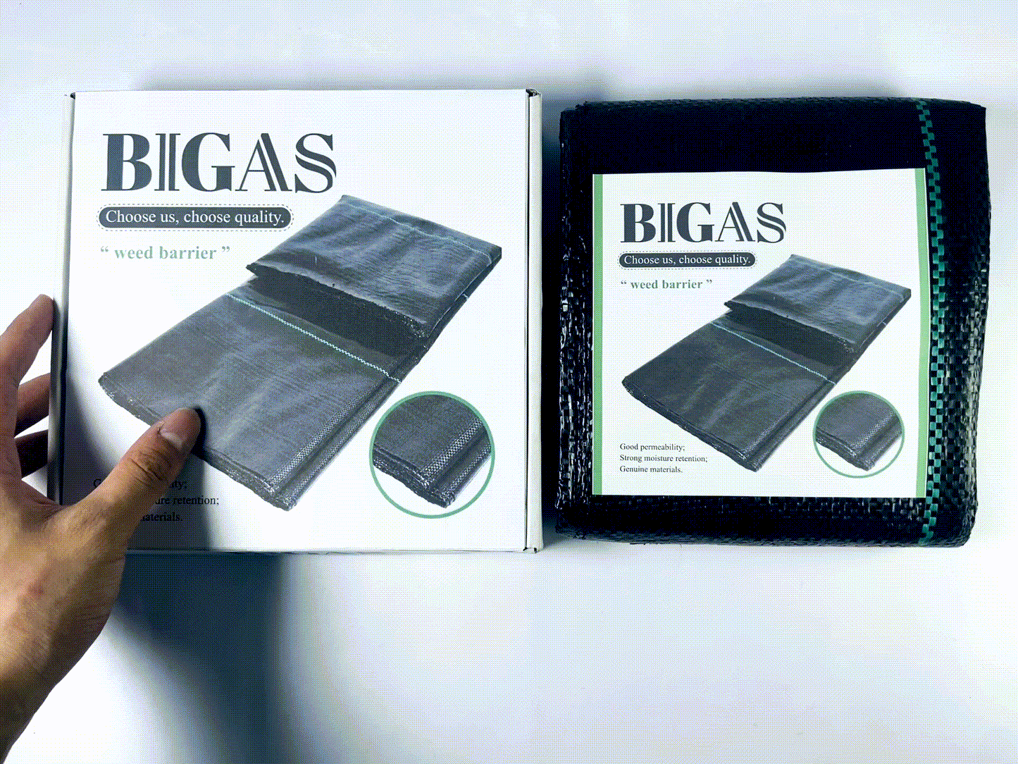 BIGAS Mulch Film Sheet Length 10 m Width 200 cm