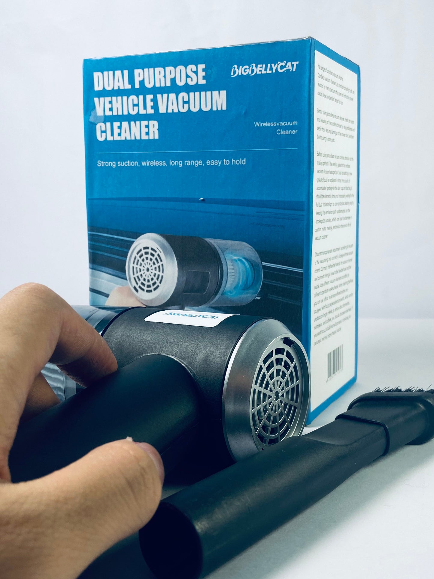 BIGBELLYCAT  Mini  Electric vacuum cleaners Replaceable Pack of 2 HEPA Filter – Washable, Reusable, High-Efficiency Filter for Car, Home, Office, Kitchen – Save Time and Effort