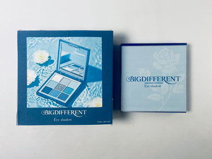 BIGDIFFERENT Eyeshadow palettes Colors Blue Glitter Eyeshadow Palette, Glitter Dark Light Royal Cobalt Baby Sky Navy Blue Metallic Shimmer Sparkly Eye Shadow Palette Makeup for Women Eyes, Highly Pigmented Eyeshadow