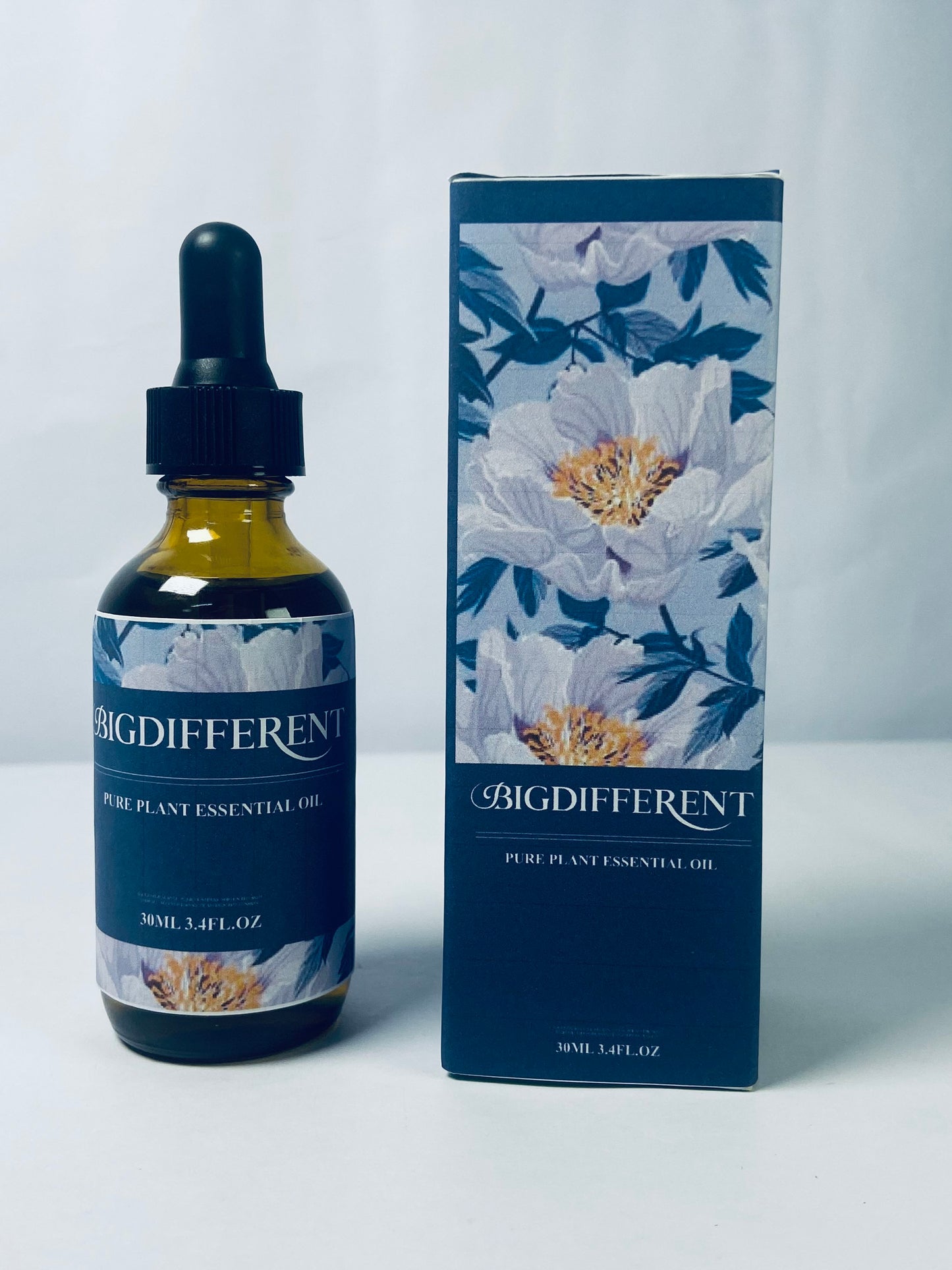BIGDIFFERENT Essential Oil by Slow Distilled & Pure for Home,Diffusers,Skin & Hair Care,Aromatherapy,Bath,Perfume,Soap & Candle Making|with Glass Dropper 30 ml