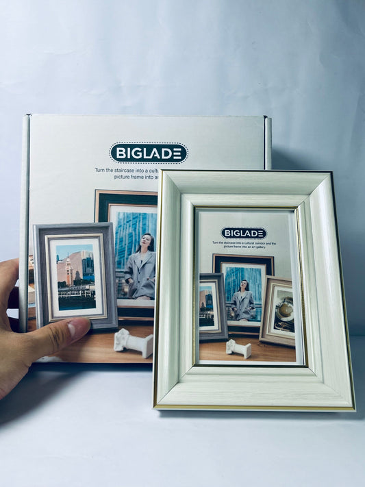 BIGLADE Metal Picture Frame Plate, 4 by 5-Inch