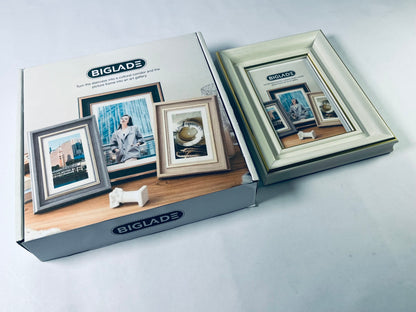 BIGLADE Metal Picture Frame Plate, 4 by 5-Inch