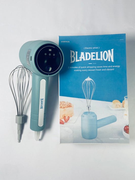 BLADELION Hand Electric egg beaters,Household Small Hand-Held Mixer,Kitchen Egg Beater Is Suitable For Mixing Cream,Cake And Butter (Blue)