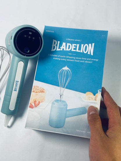 BLADELION Hand Electric egg beaters,Household Small Hand-Held Mixer,Kitchen Egg Beater Is Suitable For Mixing Cream,Cake And Butter (Blue)