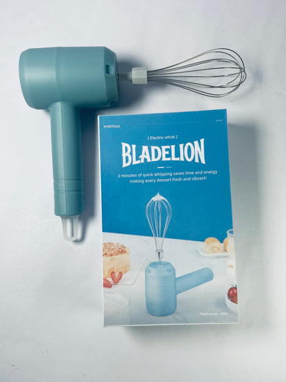 BLADELION Hand Electric egg beaters,Household Small Hand-Held Mixer,Kitchen Egg Beater Is Suitable For Mixing Cream,Cake And Butter (Blue)