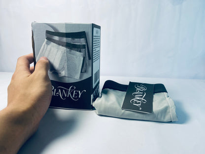 BLANKEY Men's Ultra Breathable Underwear,No Riding Up Boxer Briefs with ComfortFlexible Waistband,4 Pack