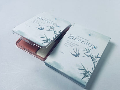 BLESSISTER The Best of the Best Baked Palette - Full Size - Includes Bronzer,Blush,2 Highlighters and 3 Eyeshadows - Travel-Friendly