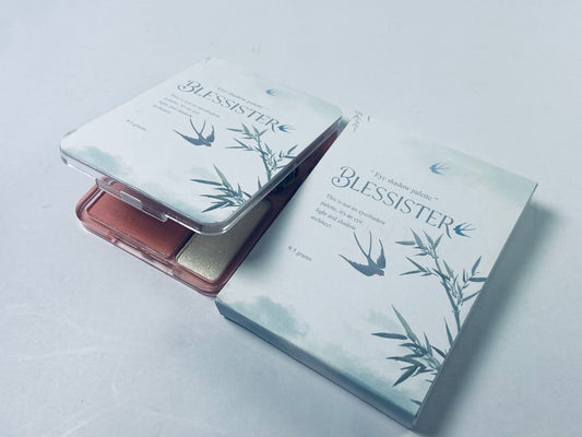 BLESSISTER The Best of the Best Baked Palette - Full Size - Includes Bronzer,Blush,2 Highlighters and 3 Eyeshadows - Travel-Friendly