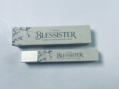 BLESSISTER Matte Lipstick,Non-Drying,Intense Color Pigment,Rusty Red , 1 Count