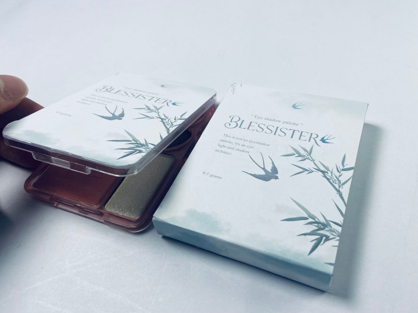 BLESSISTER The Best of the Best Baked Palette - Full Size - Includes Bronzer,Blush,2 Highlighters and 3 Eyeshadows - Travel-Friendly