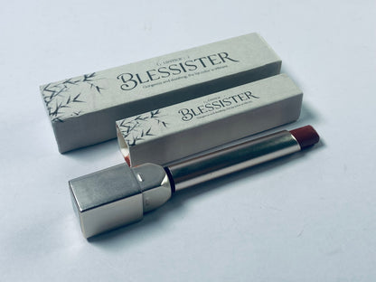 BLESSISTER Matte Lipstick,Non-Drying,Intense Color Pigment,Rusty Red , 1 Count