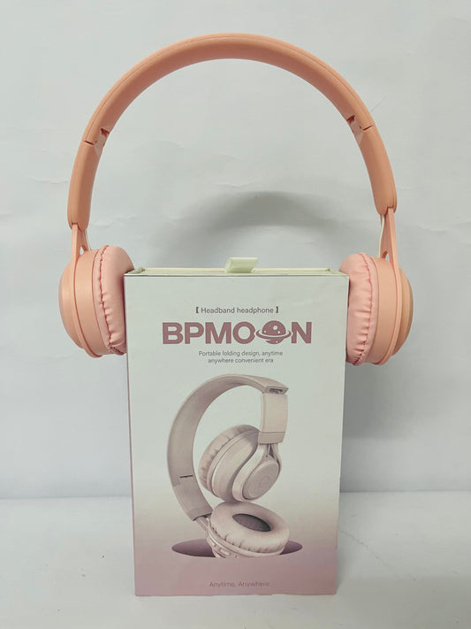 BPMOON Foldable Headband Headphones - Portable Wireless Bluetooth Earphones with Retractable Design, Perfect for Travel, Sports, and Everyday Use