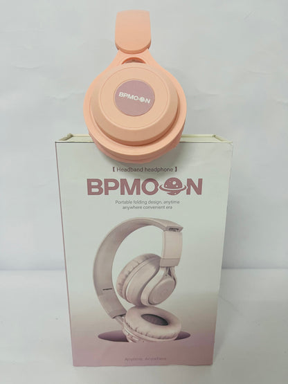 BPMOON Foldable Headband Headphones - Portable Wireless Bluetooth Earphones with Retractable Design, Perfect for Travel, Sports, and Everyday Use