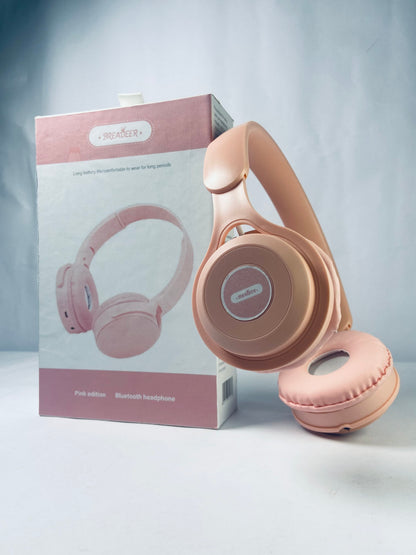 BREADEER Hybrid Active Noise Cancelling Headphones, Wireless Over Ear Bluetooth Headphones, 70H Playtime, Hi-Res Audio, Deep Bass, Memory Foam Ear Cups, Travel, Office, USB-C Charging