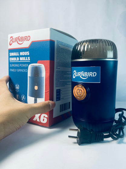 BURNBIRD Herb Grinder [large capacity/fast/Electric ]-Spice Herb Coffee Grinder with Pollen Catcher/- 7.5