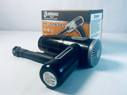 BURNBIRD Vacuum Cleaner-Wireless Handheld Vacuums with Best Suction,Brushless Motor 12000PA Maximum Power,3 in 1 Mini Portable Vacuum Cleaner Cordless for Home,Office,Kitchen,Cars