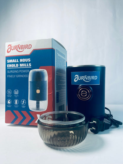 BURNBIRD Herb Grinder [large capacity/fast/Electric ]-Spice Herb Coffee Grinder with Pollen Catcher/- 7.5