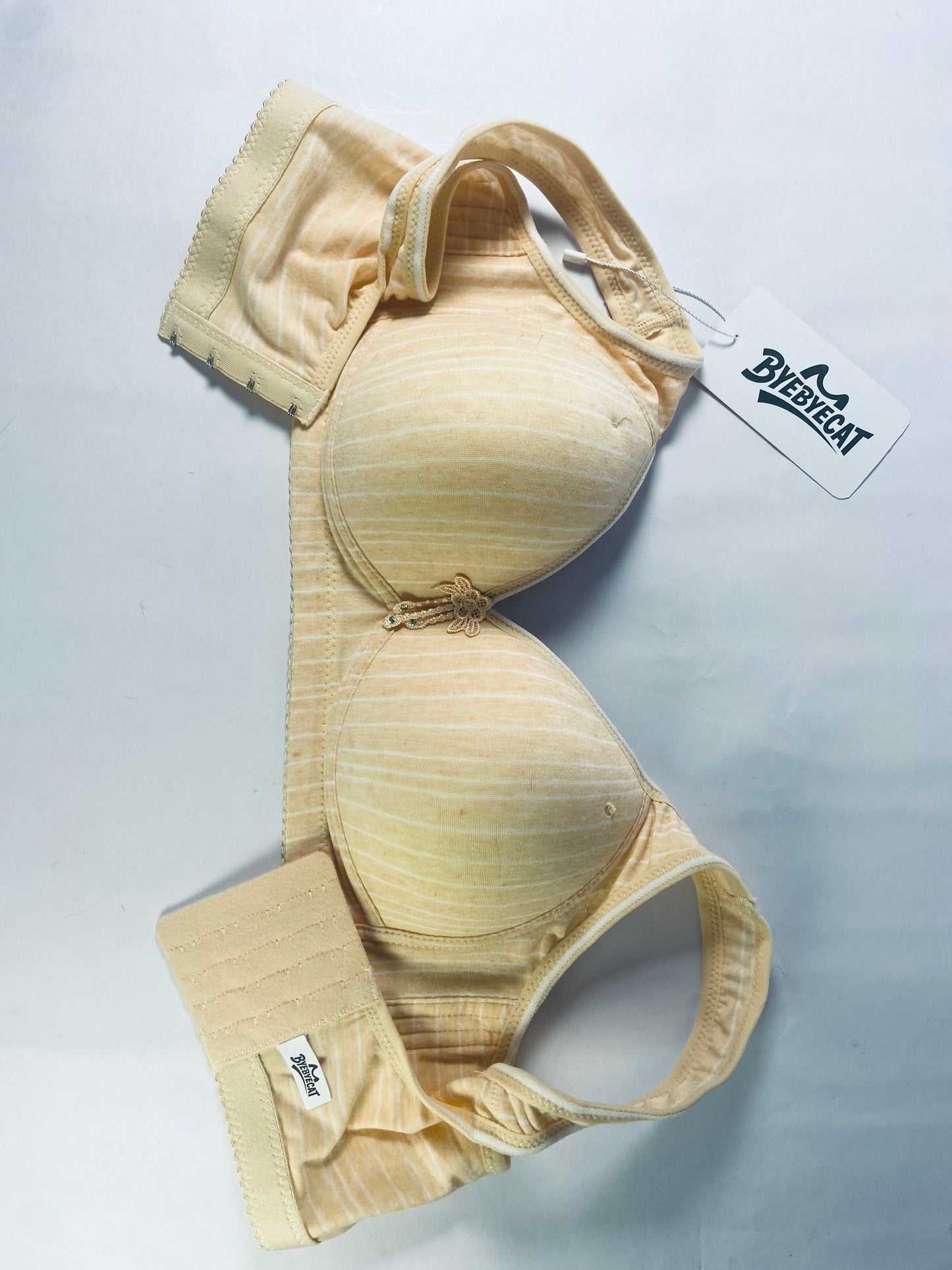 BYEBYECAT Women's Basic Beauty Contour T-Shirt Bra