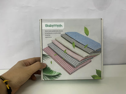 【Babymyth Plaid Cotton Table Linen】—— Warm, Durable Table Setting for Everyday & Gatherings