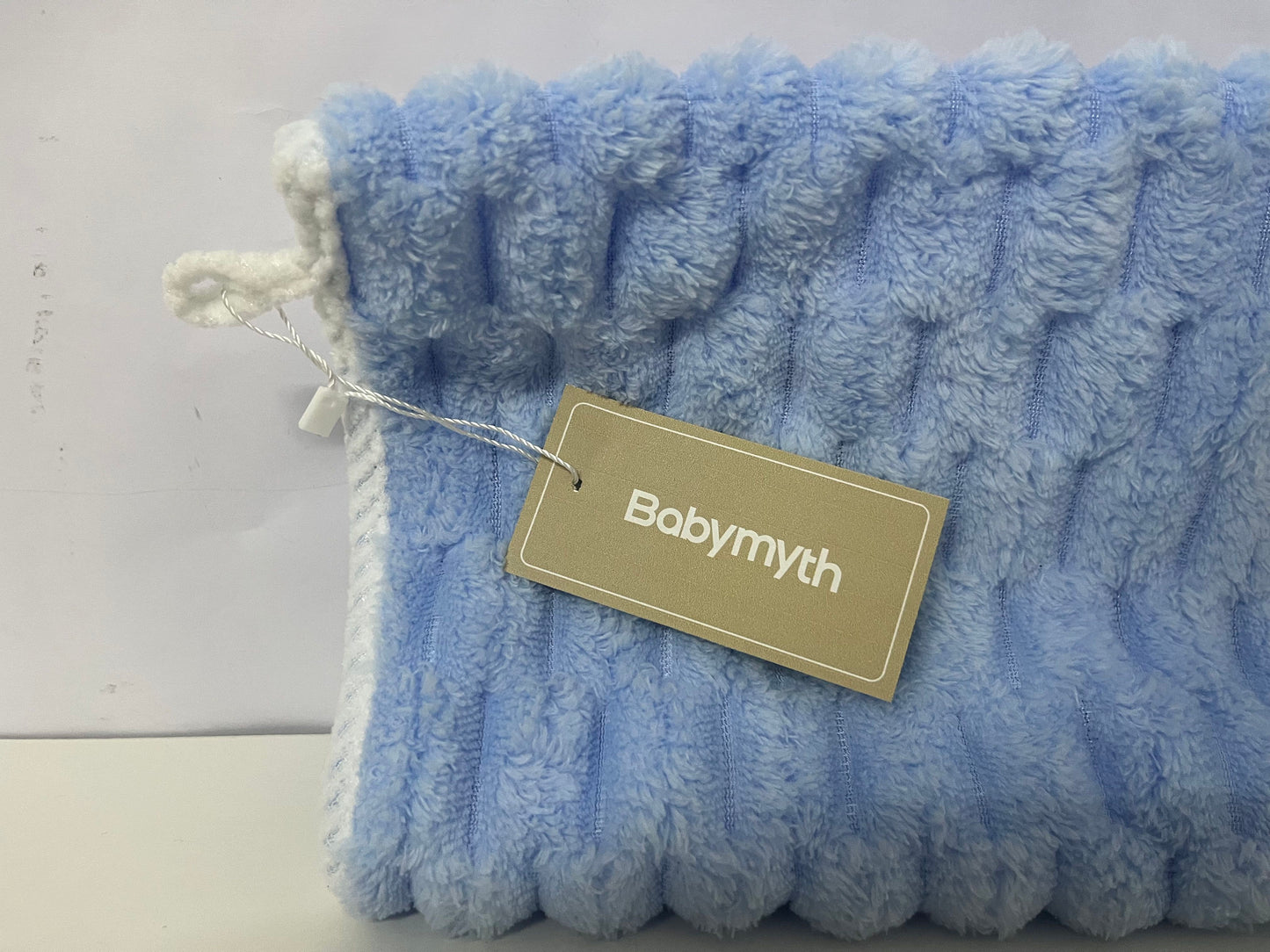 【Babymyth Ribbed Plush Microfiber Towel】—— Gentle & Absorbent Care for Sensitive Skin
