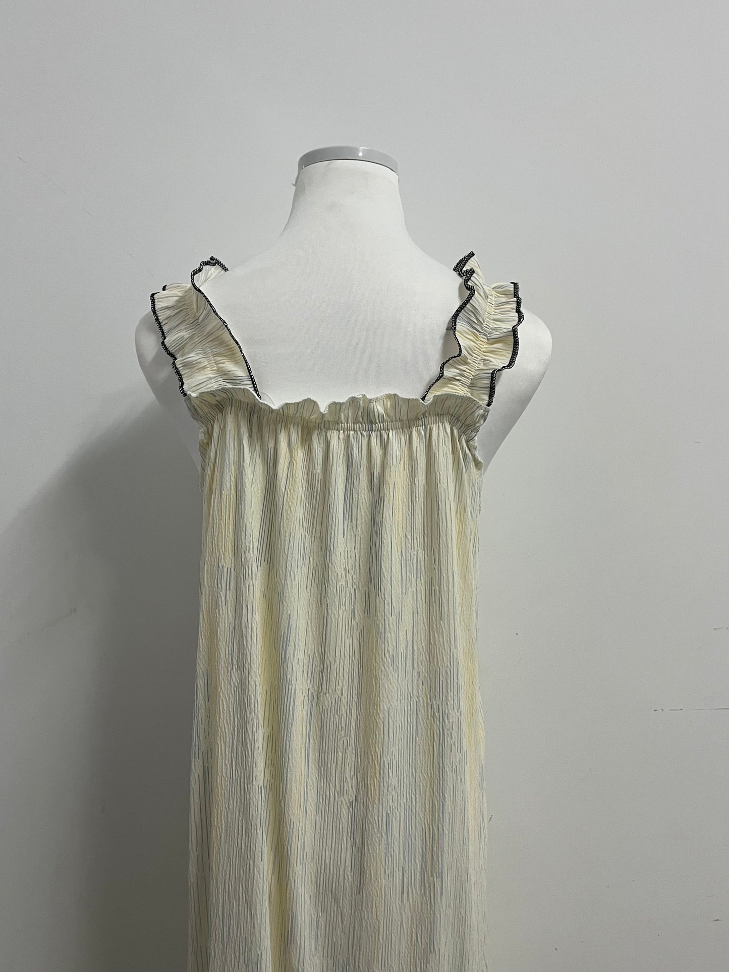 Bagdear Sleepwear Women's French Romantic Camisole Nightgown Comfortable Loungewear with Exquisite Ruffle Design