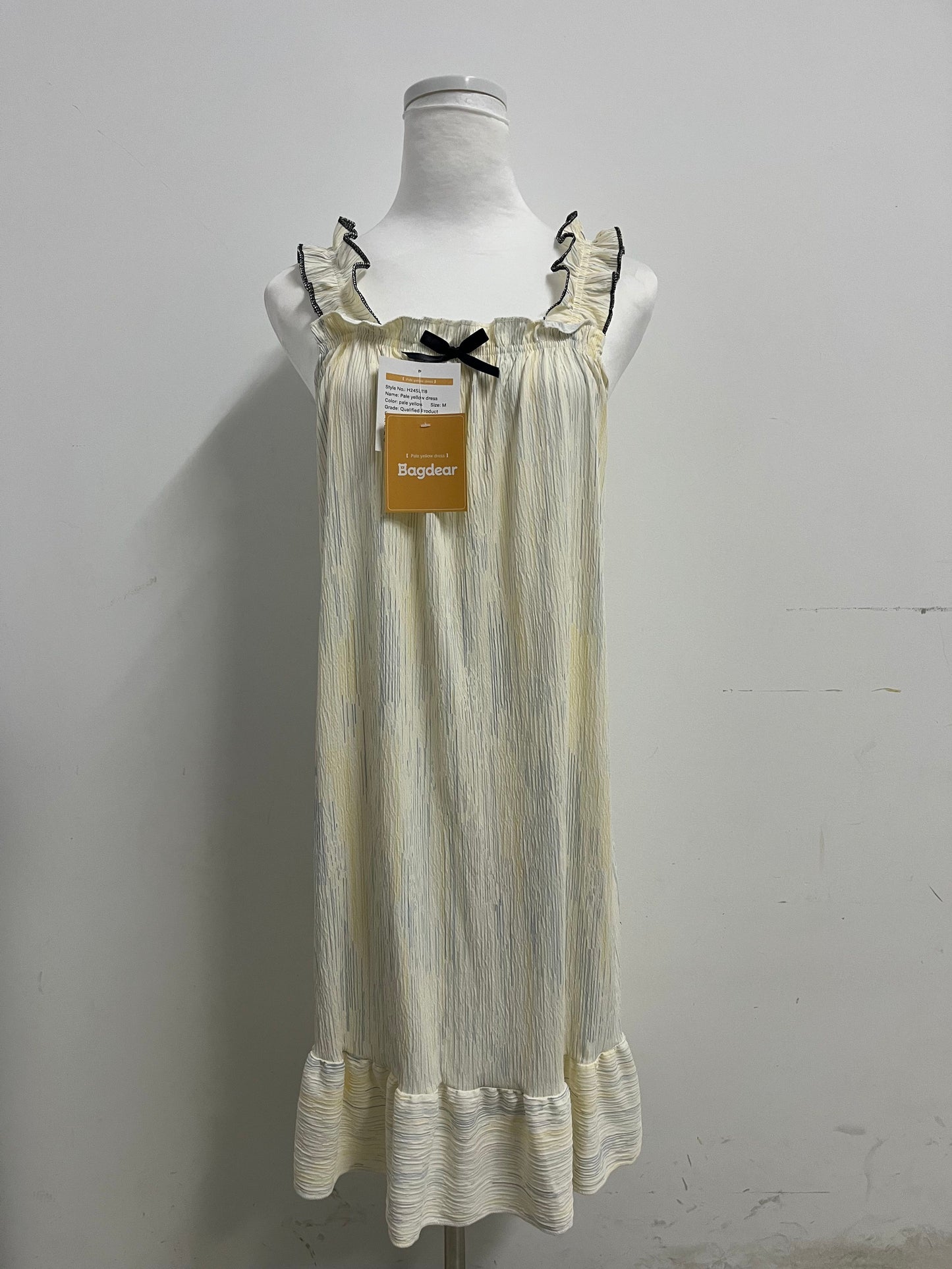 Bagdear Sleepwear Women's French Romantic Camisole Nightgown Comfortable Loungewear with Exquisite Ruffle Design