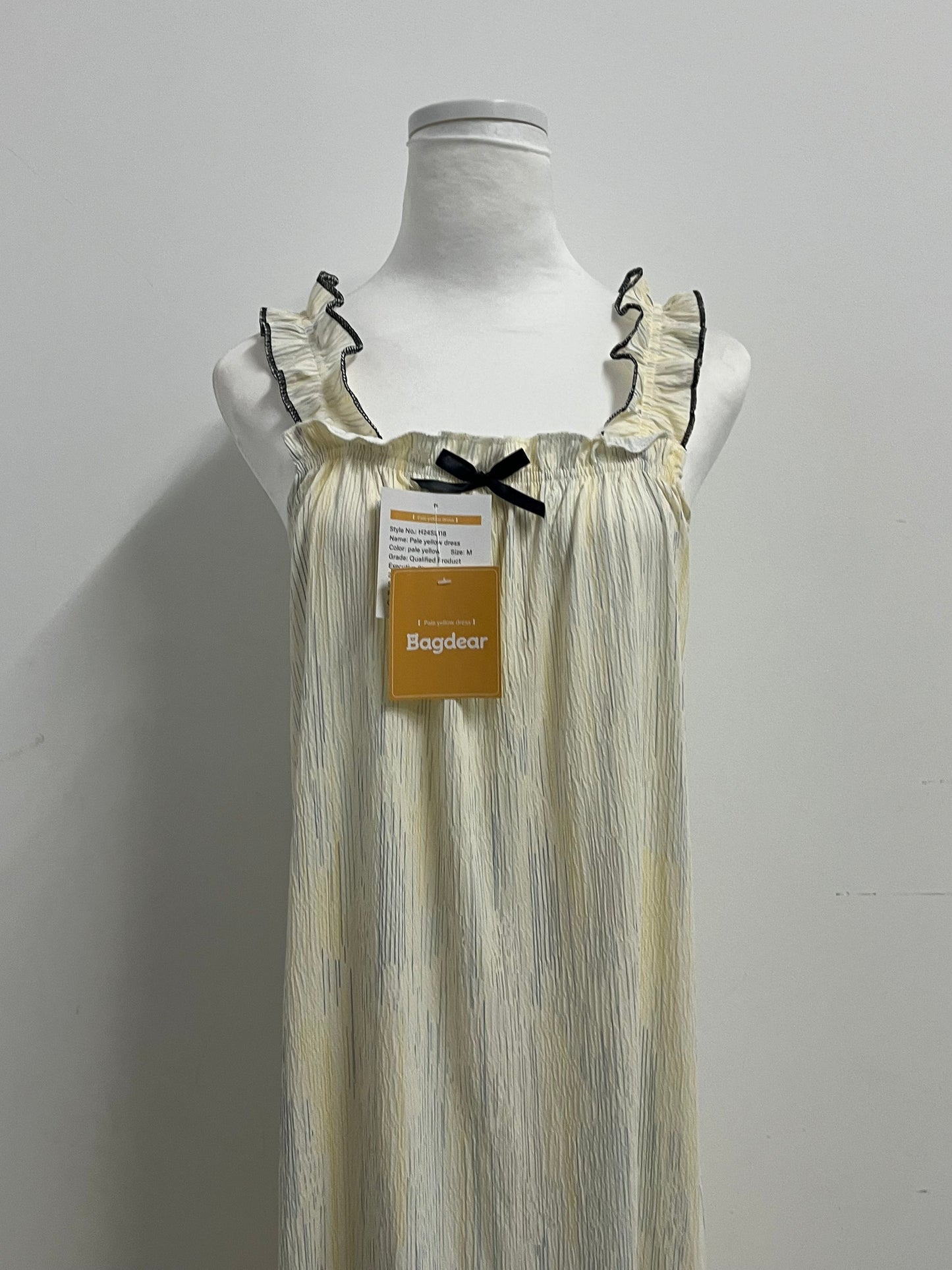 Bagdear Sleepwear Women's French Romantic Camisole Nightgown Comfortable Loungewear with Exquisite Ruffle Design