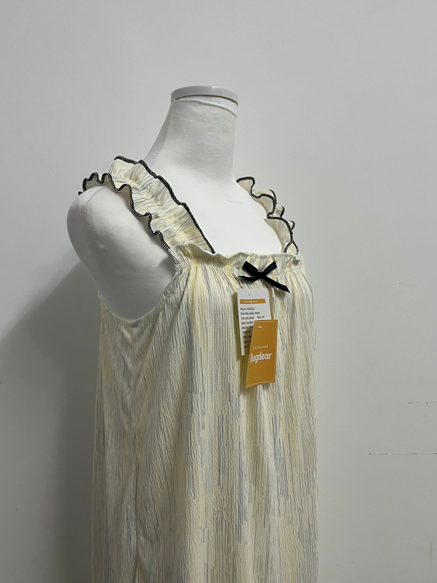 Bagdear Sleepwear Women's French Romantic Camisole Nightgown Comfortable Loungewear with Exquisite Ruffle Design