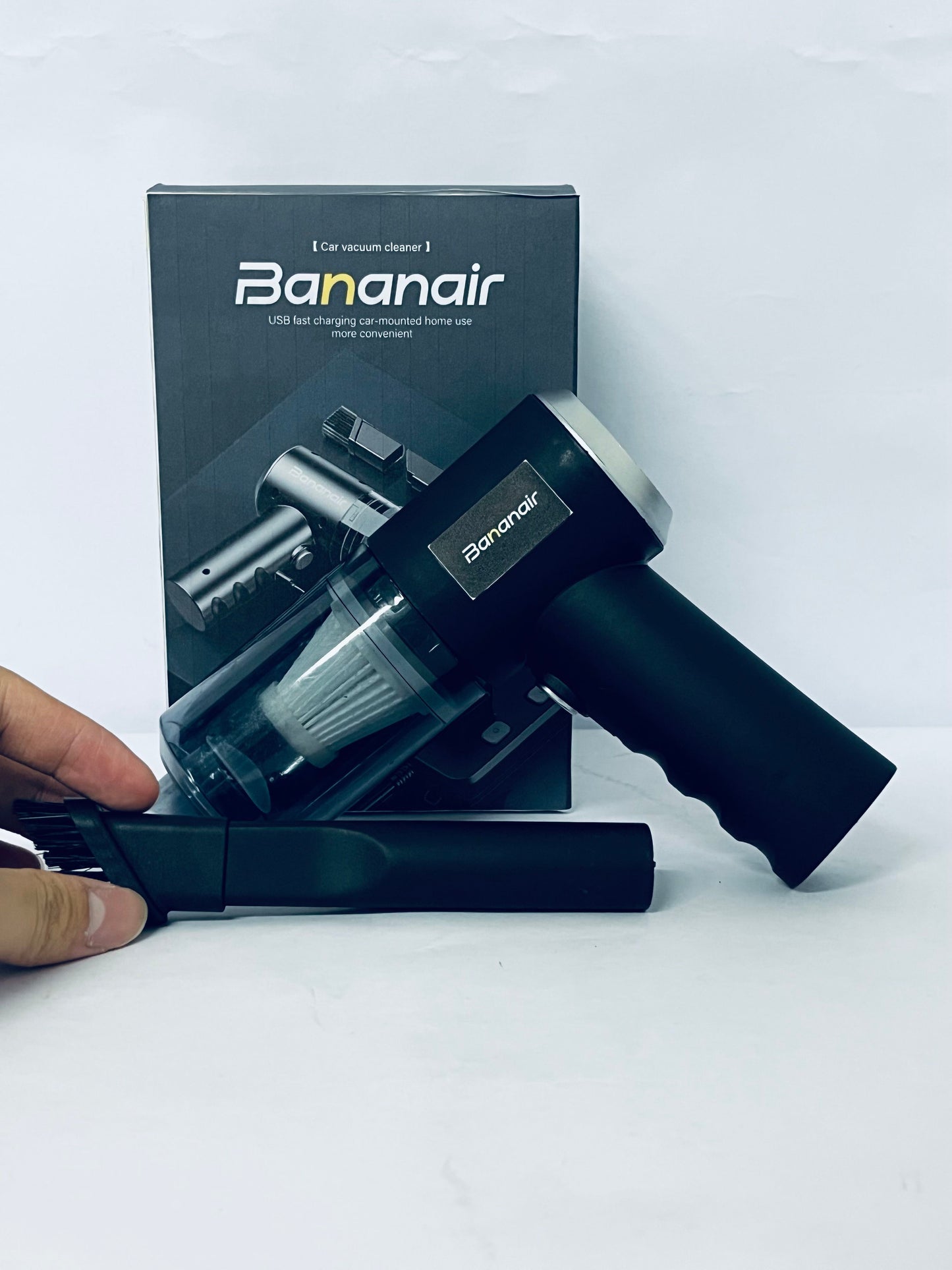 Bananair Electric Air Duster, Cordless Air Duster,Strong Flow Rate,Rechargeable Battery, Dust Blower for Keyboard, PC Fans & Housing, Cabinet