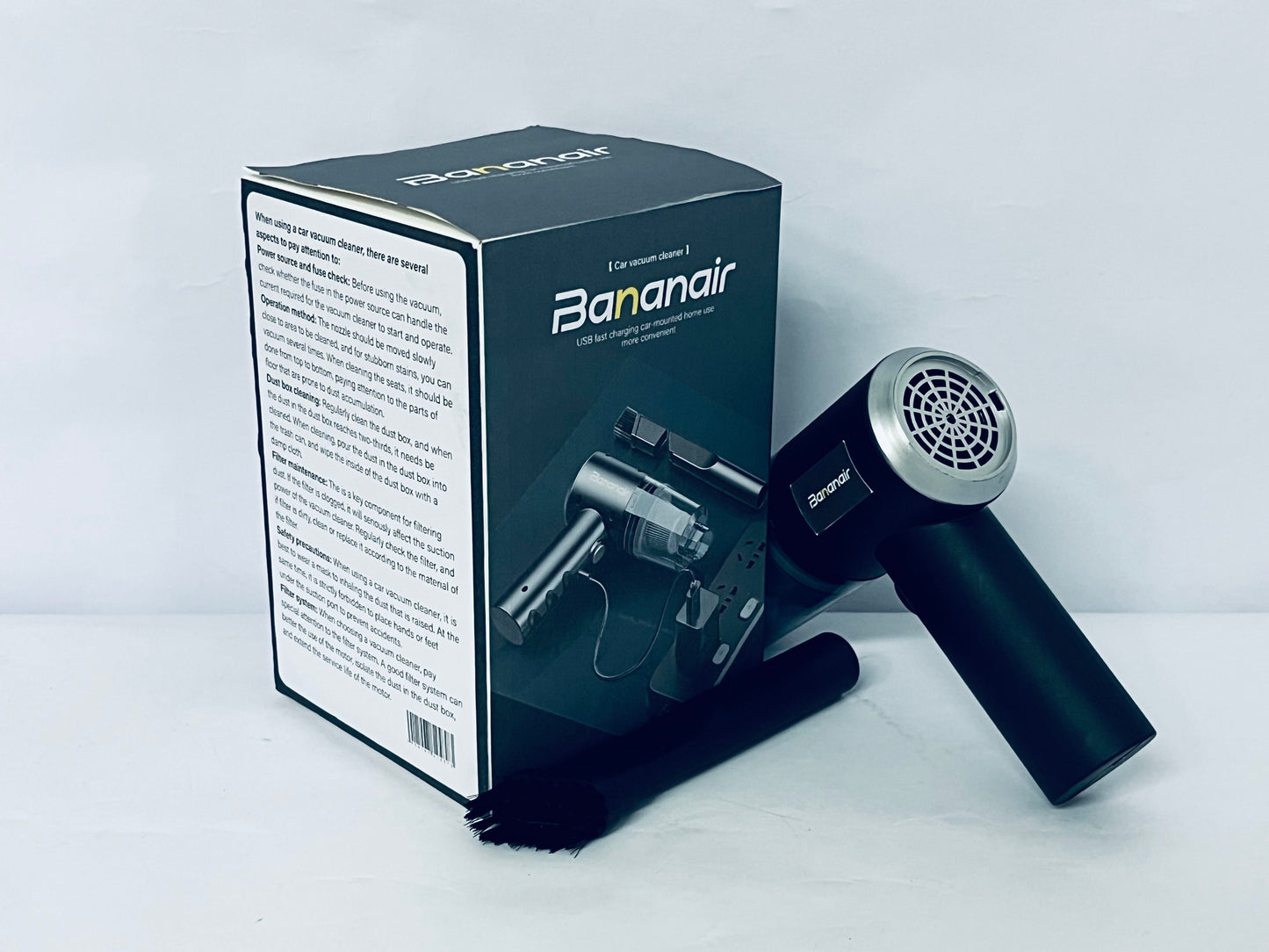Bananair Electric Air Duster, Cordless Air Duster,Strong Flow Rate,Rechargeable Battery, Dust Blower for Keyboard, PC Fans & Housing, Cabinet
