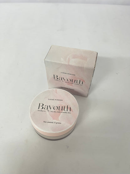 Bayouth Pressed face powder Lightness Soft Light Oil Control Loose Delicate Powder Covers Skin Blemishes Repair Makeup 8g
