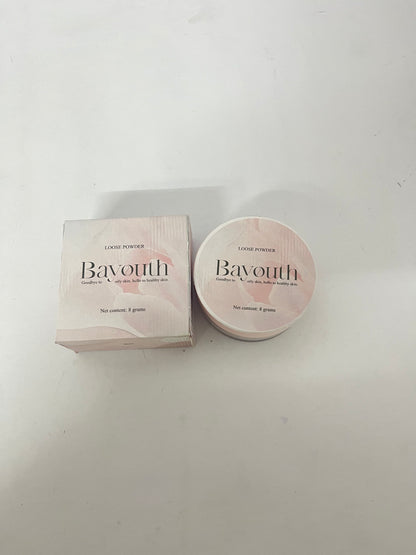 Bayouth Pressed face powder Lightness Soft Light Oil Control Loose Delicate Powder Covers Skin Blemishes Repair Makeup 8g
