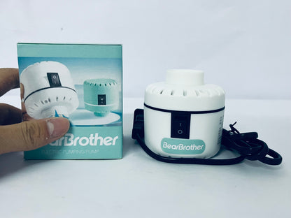 BearBrother Electric Pump for Vacuum Storage Bags Travel Vacuum Pump for Various Vacuum Seal Bags Portable Vacpack Air Pump for Compression Clothing Blanket Luggage