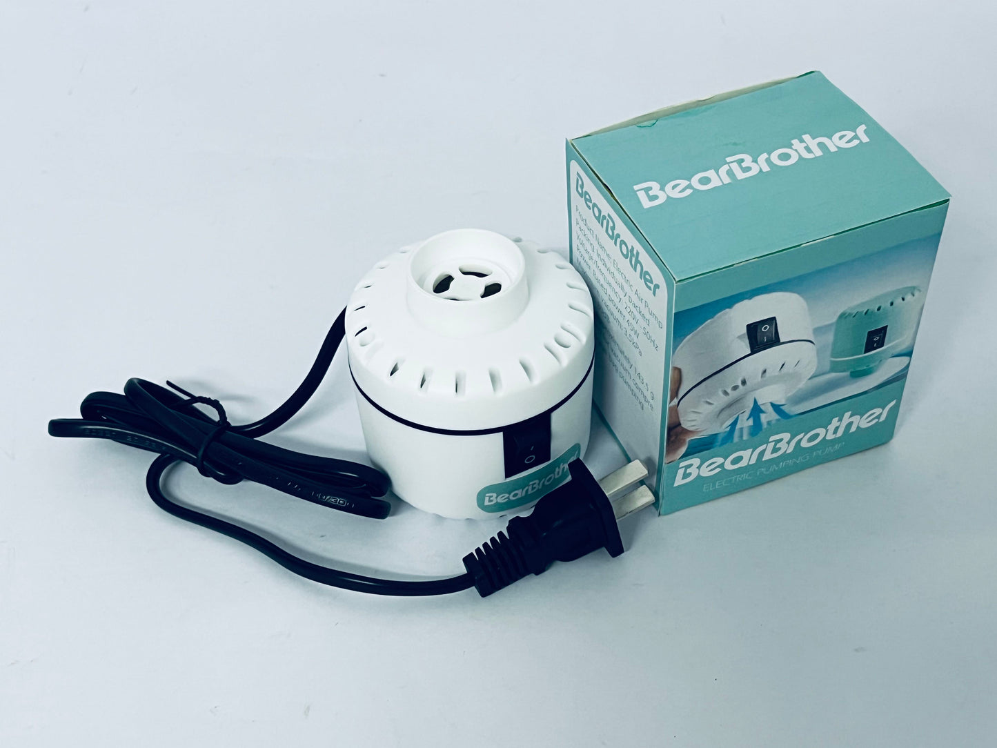 BearBrother Electric Pump for Vacuum Storage Bags Travel Vacuum Pump for Various Vacuum Seal Bags Portable Vacpack Air Pump for Compression Clothing Blanket Luggage