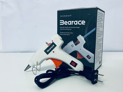 Bearace White Hot Adhesive Guns- Easy Trigger Control for Crafting Needs