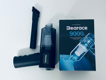 Bearace Black Electric Vacuum Cleaner - Compact Design with Powerful 9000Pa Suction
