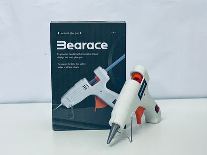 Bearace White Hot Adhesive Guns- Easy Trigger Control for Crafting Needs