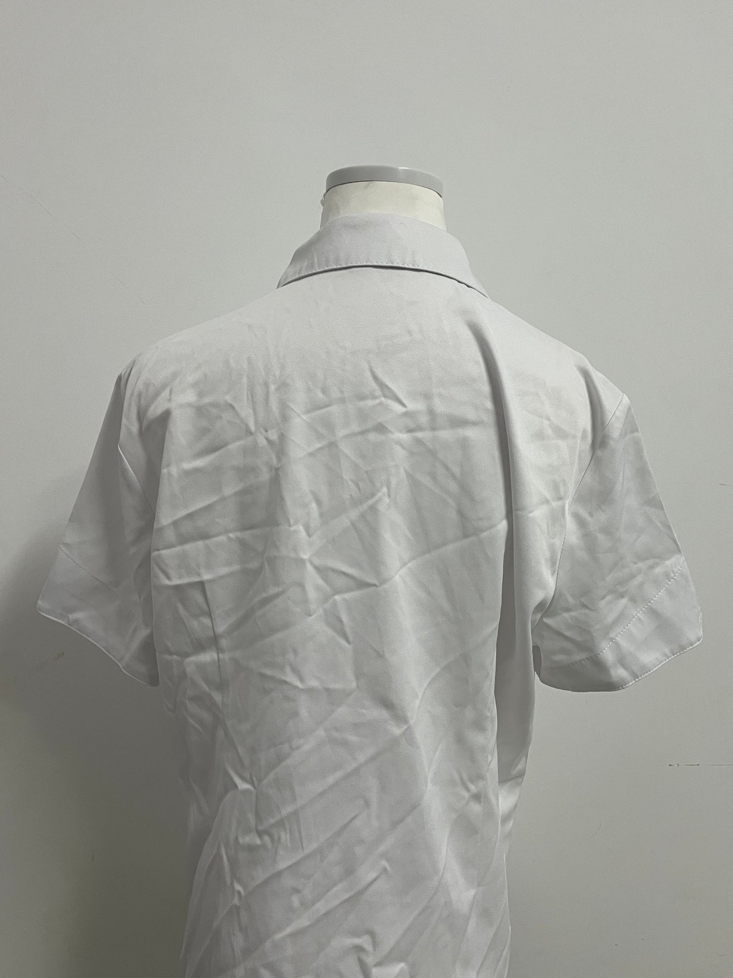 Bearain White Chemise - Short-Sleeve Collared Shirt with Tailored Fit