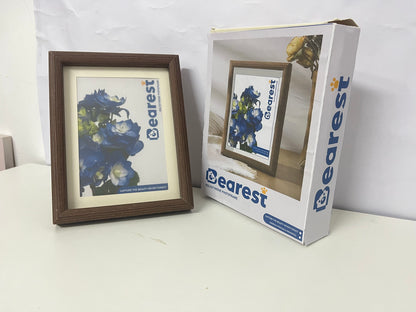 Bearest Picture frames Retro Photo Frame Outstanding Texture Freeze Beautiful Moments A Warm Carrier for Home and Memories