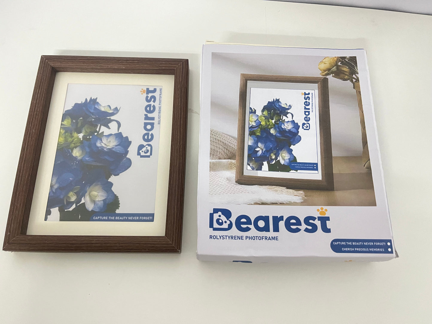 Bearest Picture frames Retro Photo Frame Outstanding Texture Freeze Beautiful Moments A Warm Carrier for Home and Memories