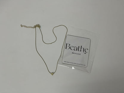 Beathe Minimalist Gold Chain Heart Necklace Light Luxury & Delicate A Gentle Accent Piece for Daily Outfits
