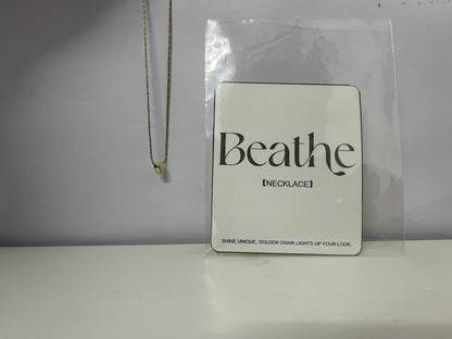 Beathe Minimalist Gold Chain Heart Necklace Light Luxury & Delicate A Gentle Accent Piece for Daily Outfits