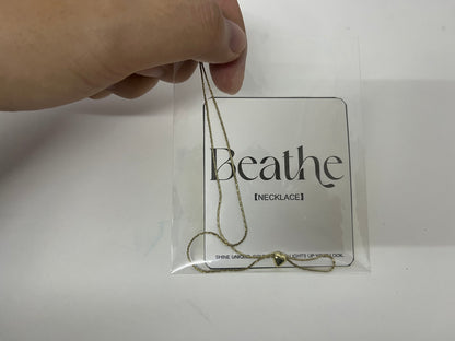 Beathe Minimalist Gold Chain Heart Necklace Light Luxury & Delicate A Gentle Accent Piece for Daily Outfits