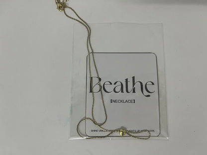 Beathe Minimalist Gold Chain Heart Necklace Light Luxury & Delicate A Gentle Accent Piece for Daily Outfits