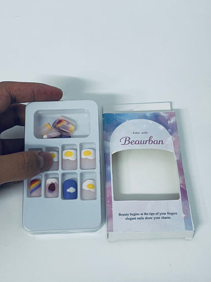 【Beaurban Cute Pattern False Nails】—— Playful Finger Decor to Highlight Your Charm