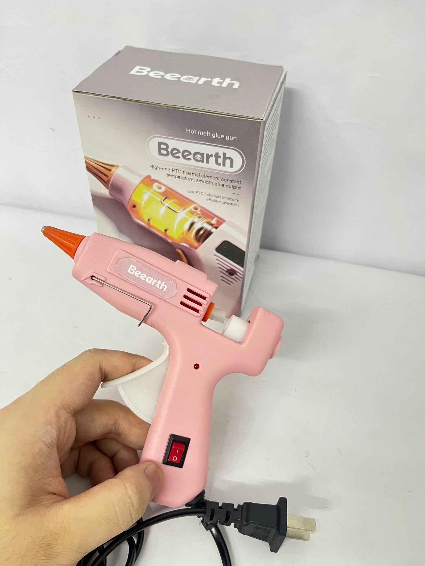 Beearth Hot Melt Glue Gun - High-End PTC Constant Temperature Glue Gun for DIY, Crafts, Home Repairs & Decor