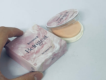 Beingest Pressed face powder Perfect Finish HD Powder, Blurs Fine Lines & Imperfections, All Day Wear, Perfect for On The Go,