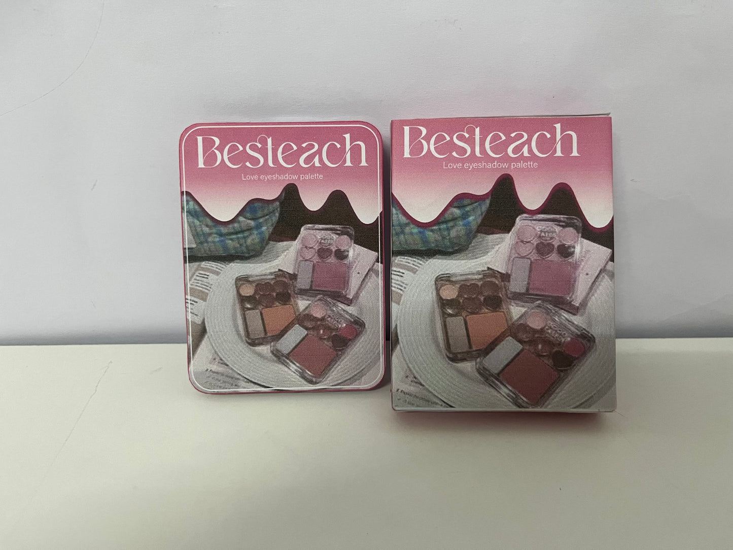 Besteach Love Eyeshadow Palette - Pink All-in-One Makeup Palette (Eyeshadow+Blush+Highlighter)