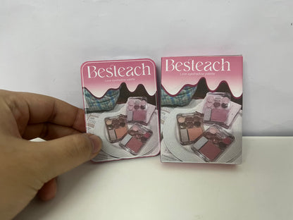 Besteach Love Eyeshadow Palette - Pink All-in-One Makeup Palette (Eyeshadow+Blush+Highlighter)
